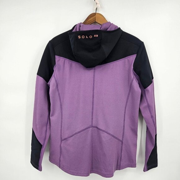 NWOT Oros Explorer Hoodie Womens M Violet Aurora Black Pullover - Picture 4 of 7